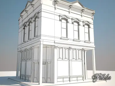 Building 05 Low-poly 3D model
