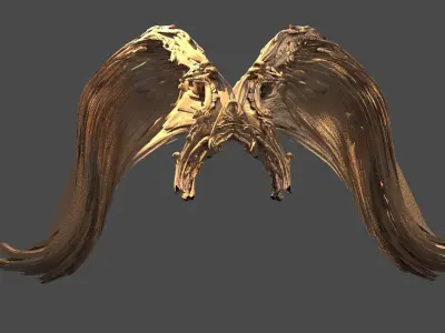 Delphi Temple statue collection 3D model