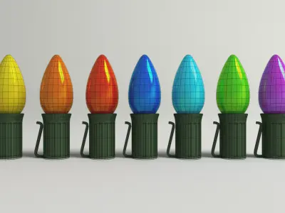 Christmas Lights 3D model