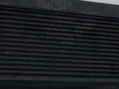 Air Conditioning System Ventilator Element Low-poly 3D model