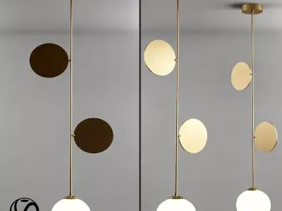 Areti Plates Pendant 3D model