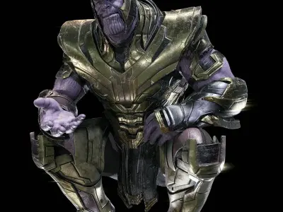 Thanos from Avengers Infinity War - Armor Version - 3D model