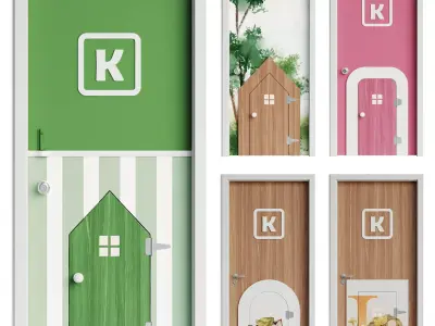 Kid door 3D model