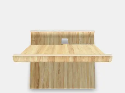 SIGFINN cell phone holder Low-poly 3D model