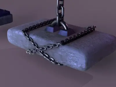 Pixel-Style Dungeon Trap Pack 3D model