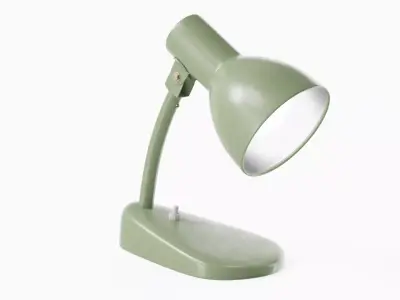Kandem Bedside Lamp Green - PBR metal desk lamp 3D model