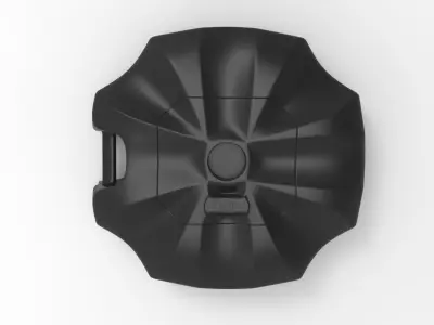 Garden Umbrella Accessory Low-poly 3D model