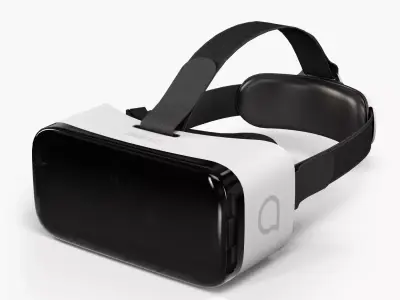 Alcatel VR Goggles Low-poly 3D model