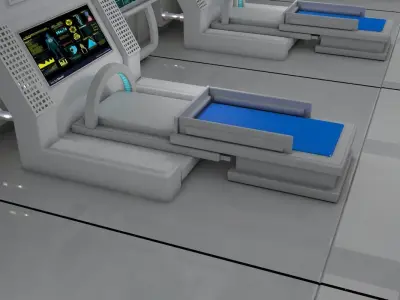 Sci Fi Room 3D model