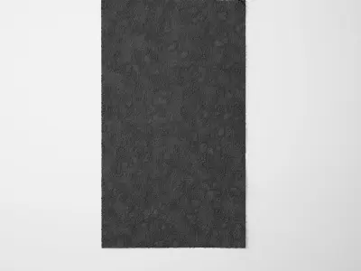 The Dark Contemporary Carpet - Rug Low-poly 3D model