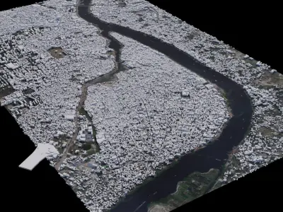 Dhaka - Bangladesh 3D model