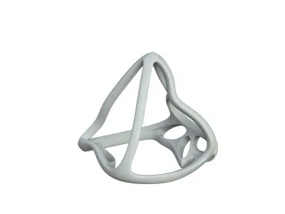 SciFi Cube Object No 61996 Low Poly Shape Low-poly 3D model