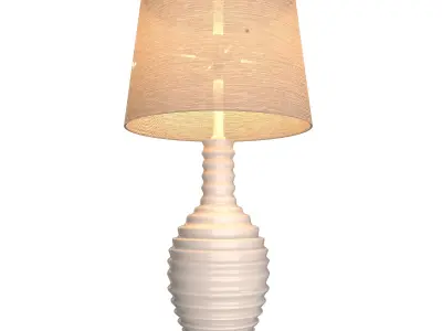 End Table Lamp Low-poly 3D model