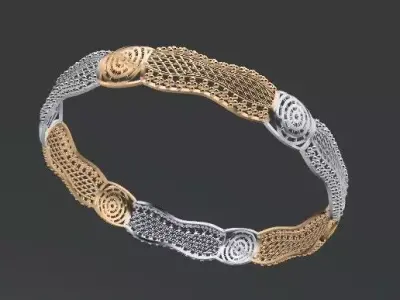 1307 Light Weight Bangle 8gm 3D print model