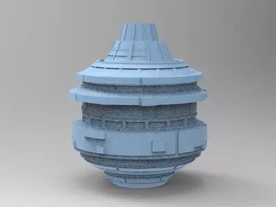 Moon base relay system 3 3D model