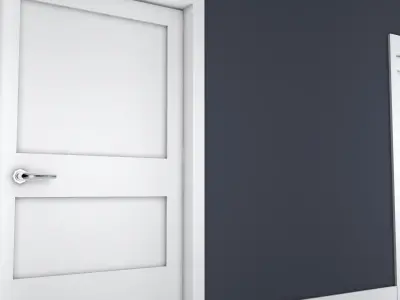 Apartment Corridor Low-poly 3D model