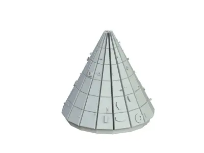Sci Fi Object No 2671 Low Poly Low-poly 3D model