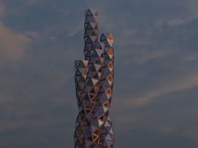 Future building 05 3D model
