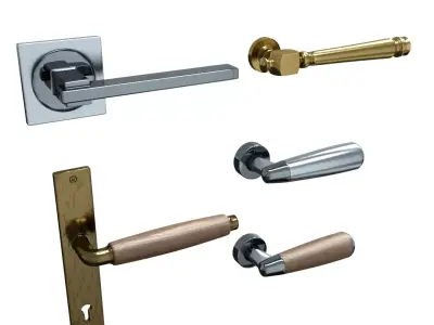 Interior handle 3D model