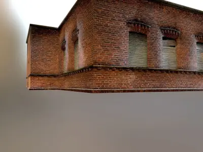 Old building Low-poly 3D model buy