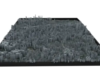  City of Kharkiv 3D model