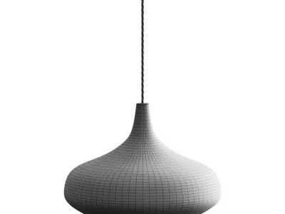 Nostalgia silver lamp Studio Italia Design 154010 3D model