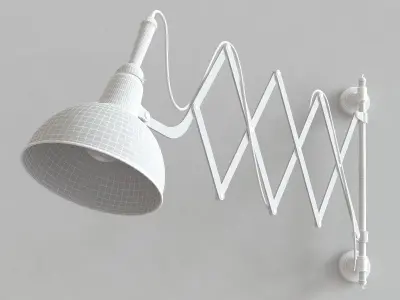 Old Light Wall lamp Low-poly 3D model