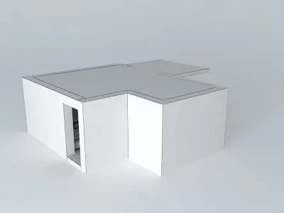 Living-room in apartment Free 3D model