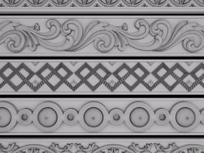 Trim Ornament 08 3D model