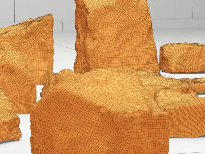 Stone chip plate 3D model