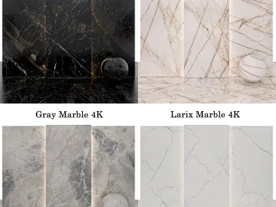 Stone 129 -Black Burn-Portland Gold-Larix White Texture