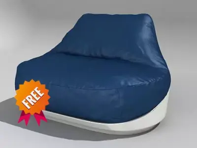 Hug Pouf Serralunga Free 3D model