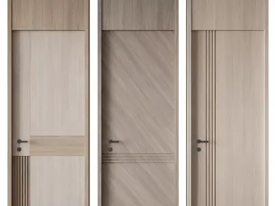 Door set 01 3D model