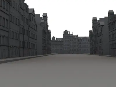 Buildings edinburgh city hall 3D model