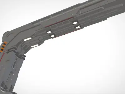 Sci Fi Modular Environment 10 3D model