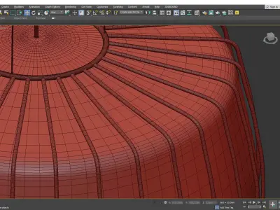 Fabbian saya chandelier Low-poly 3D model