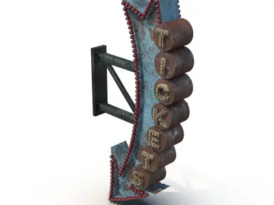 Vintage Sign 3D model