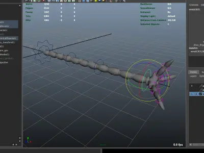 Robot Mechanic Arm - style two 3D model