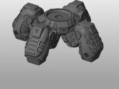 CHIBI-TECH SD - BLACKWIDOW CHASSIS      3D print model