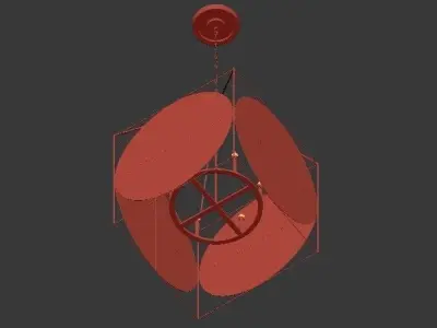 CURREY AND COMPANY SAGAMORE LANTERN 3D model