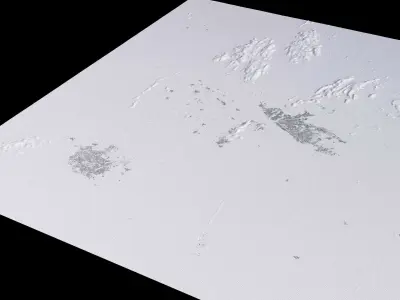 Bezwada India City Landscape 3D Model 3D model