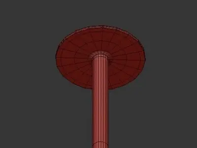 Sputnik gold sphere pendant light 3D model