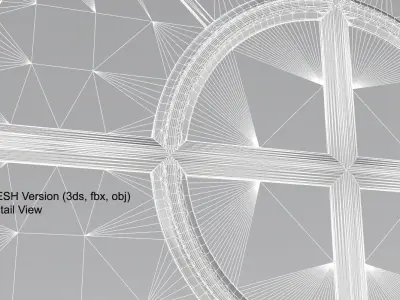 Big Round Window 3D model