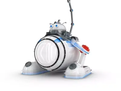 Funny Robot Character 3D model