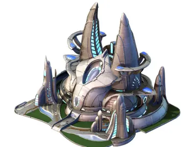 Spacecraft - Terrain Reform Institute 04 3D model