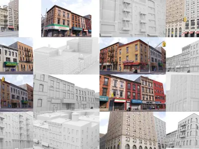 New York Blocks 3D Model Pack