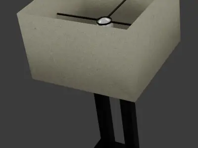 Square Lamp Free low-poly 3D model