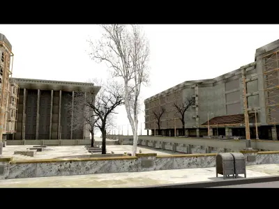 Obsolete Zone- 3d Model 3D model