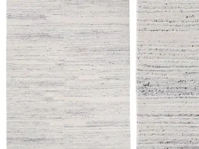 KIRAN WOOL and SILK RUG W 3D model