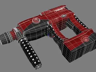 Hilti TE2A battery drill 3D model